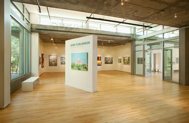 Adams Center for the Visual Arts at Westmont College houses galleries as well as classrooms, studios and offices.