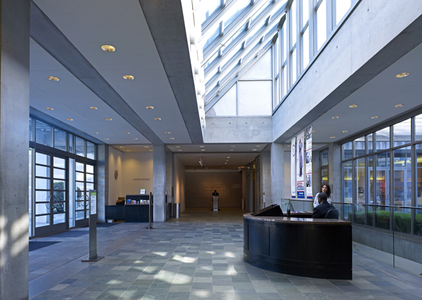 Skirball lobby