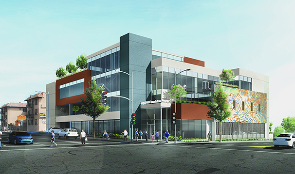 Rendering of new LAFLA Headquarters by House & Robertson Architects