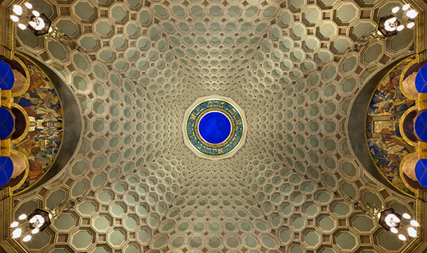 Restored ceiling