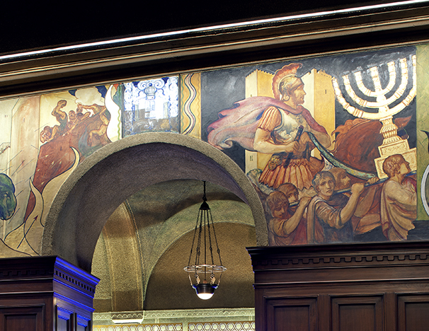 Mural after restoration