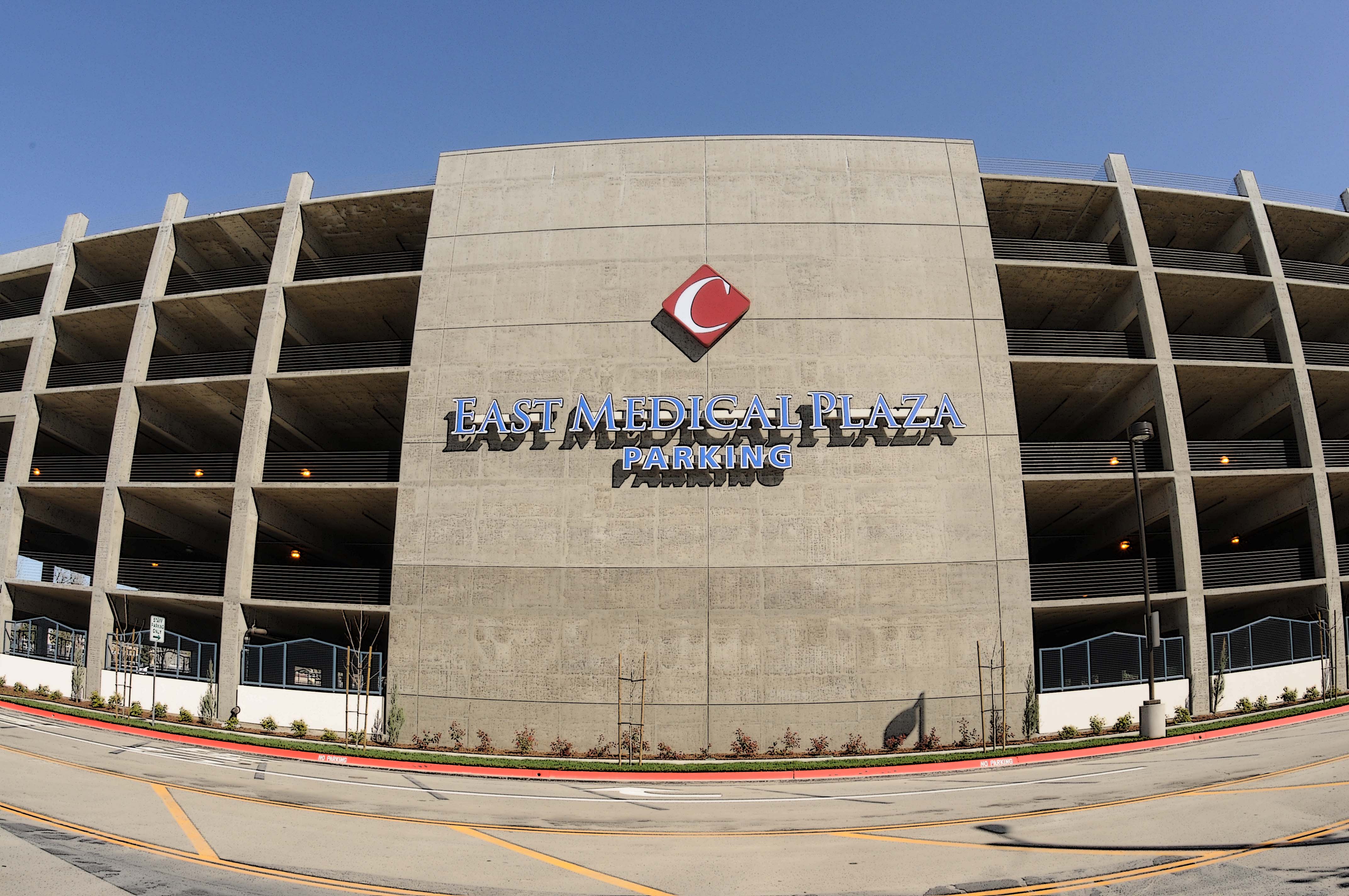 MATT construction CMC Parking Garage Front Logo
