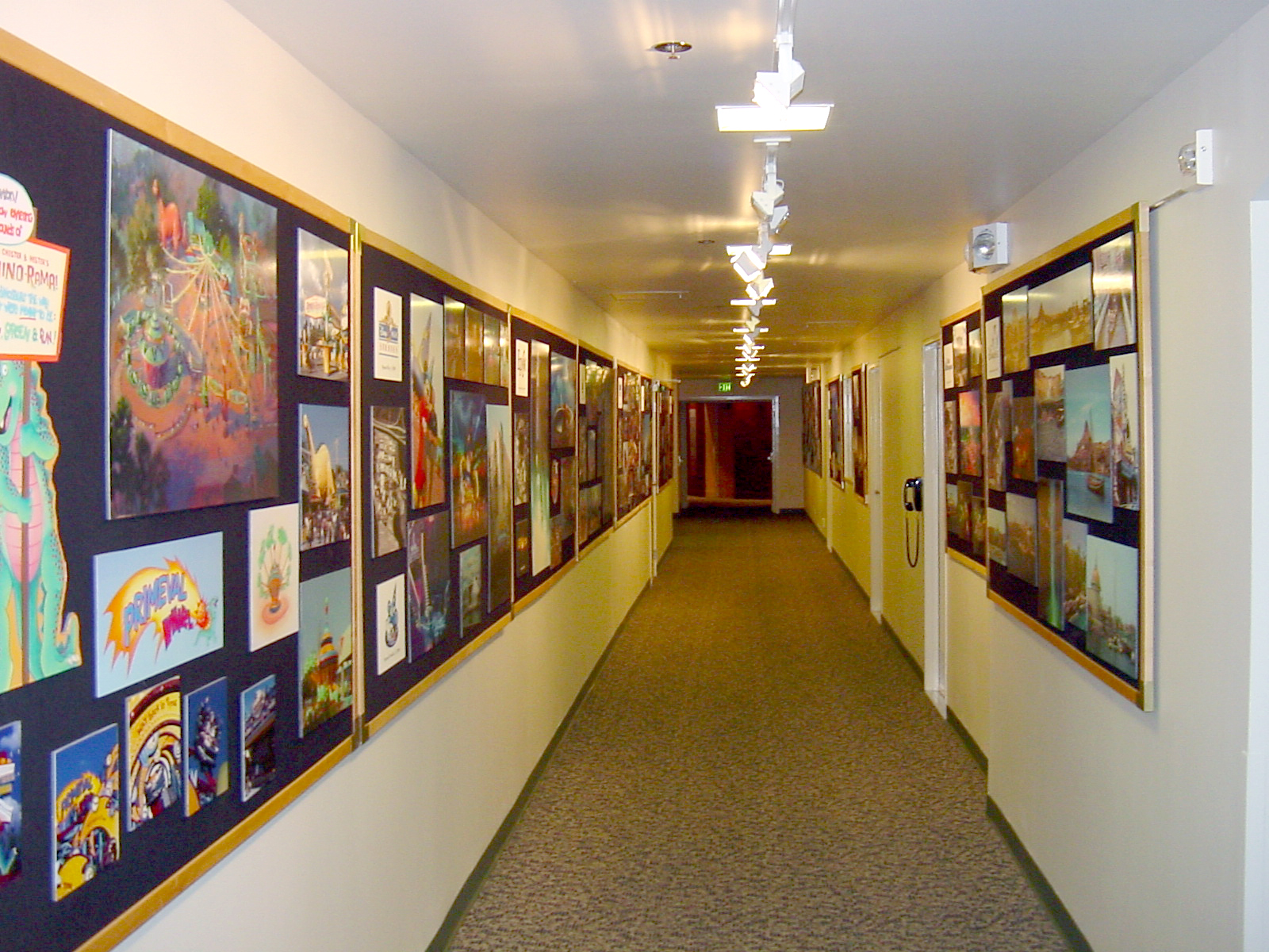 Disney Studios at 1401 S Flower Interior Hallway