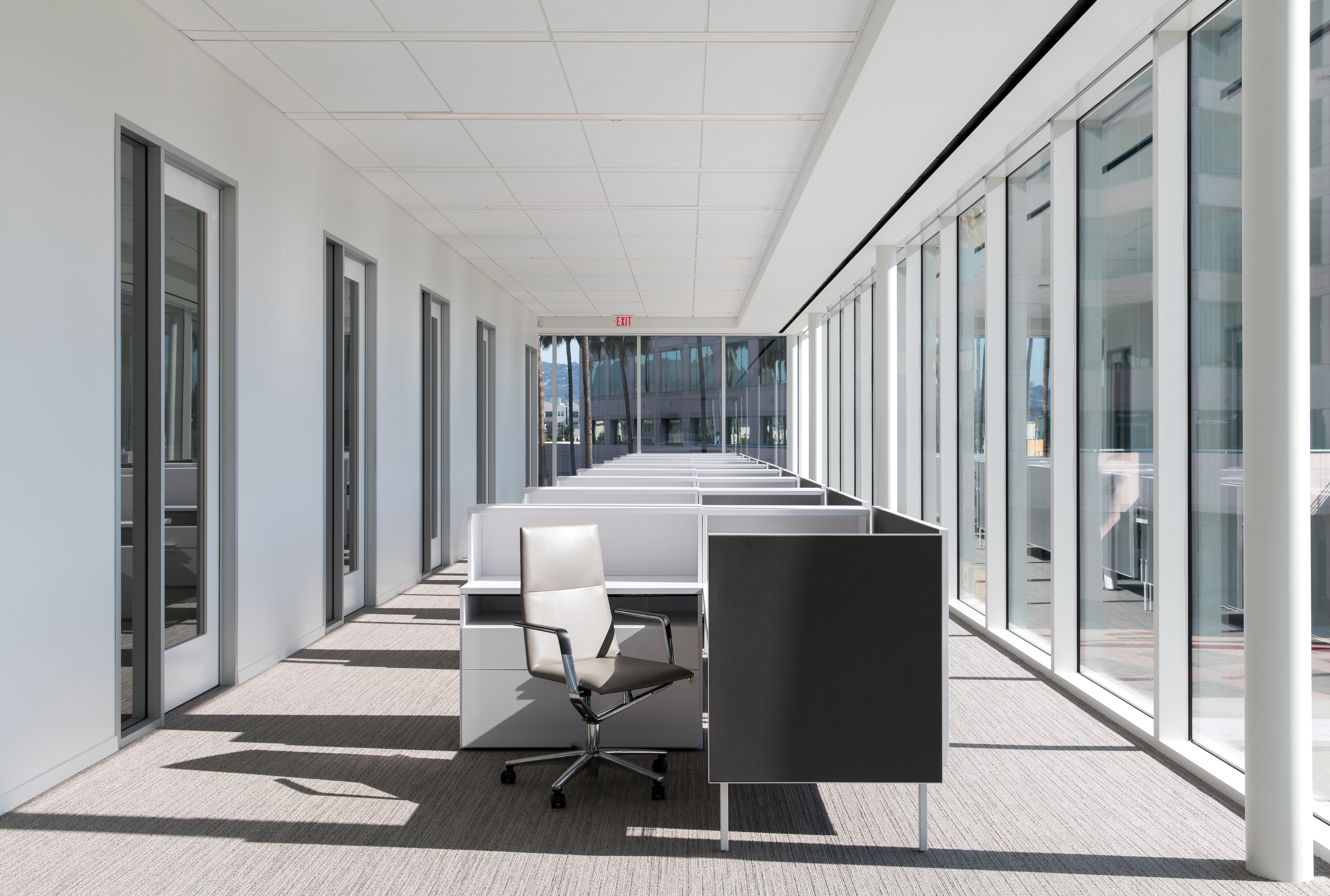 MATT construction television academy saban media center interior office space