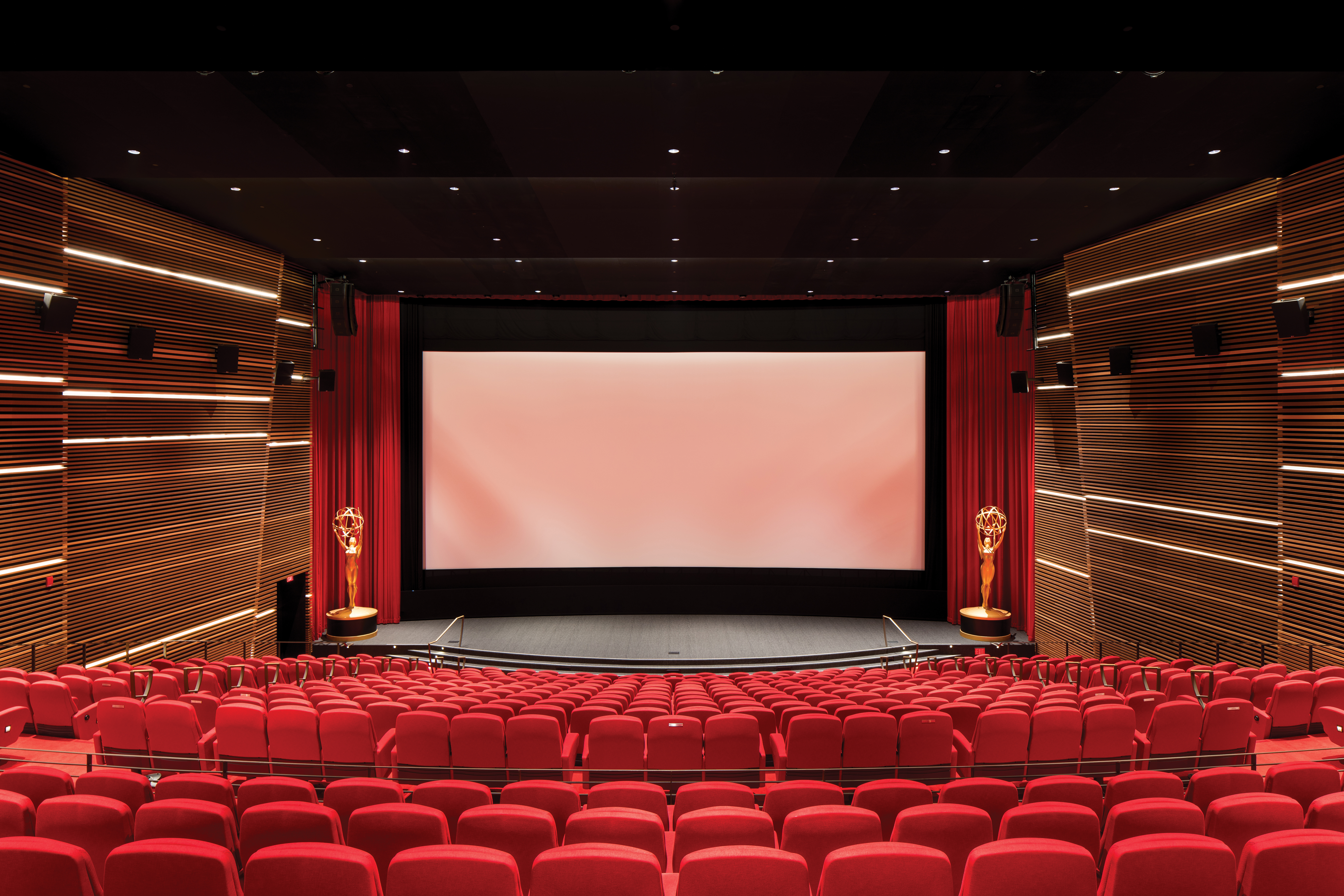 MATT construction television academy saban media center Interior Emmy Theater screen