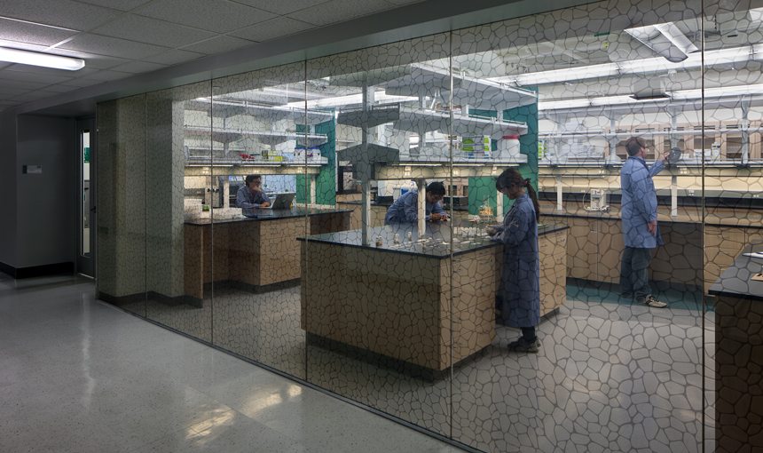 MATT construction Caltech Faber Lab Exterior Glass Wall