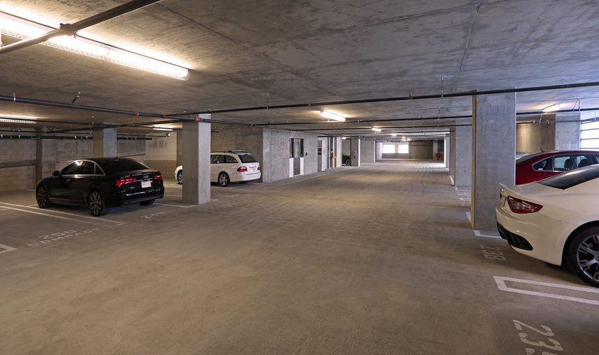 MATT construction 8th & Hope Interior Parking Structure