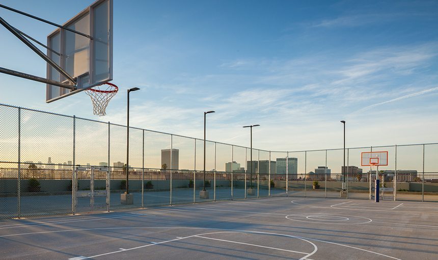 MATT construction Anderson Munger YMCA Exterior Rooftop Basketball court
