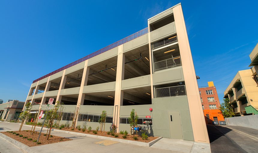 MATT construction Anderson Munger YMCA Exterior Parking Structure
