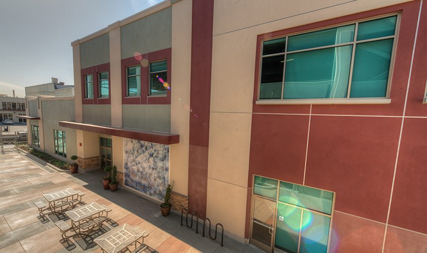 MATT construction Anderson Munger YMCA Exterior Side Walkway
