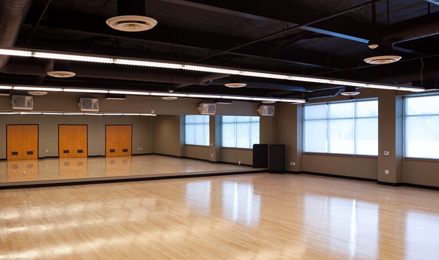 MATT construction Anderson Munger YMCA Interior Exercise Studio