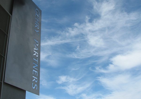 MATT construction Gehry Partners Office Exterior Signage
