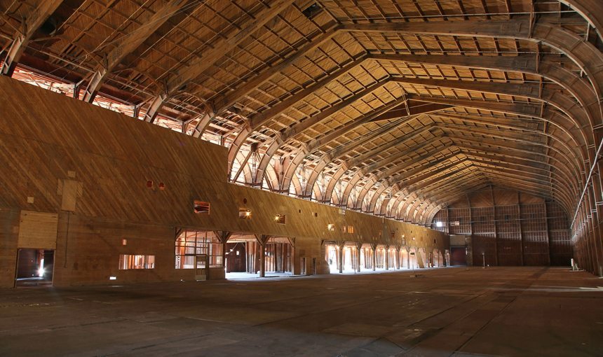 MATT construction Hercules Hangar Restoration Interior corner