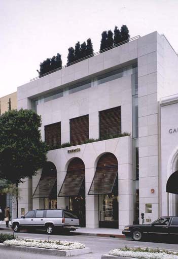 Hermes Beverly Hills Exterior Storefront MATT Construction