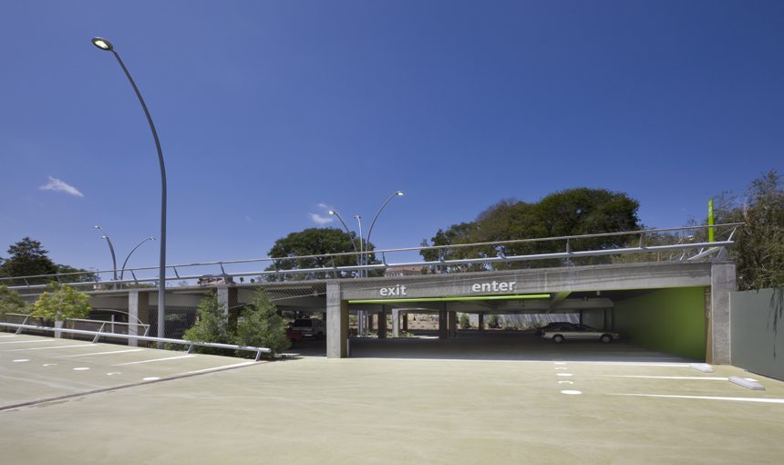 Natural History Museum Parking Garage Entrance