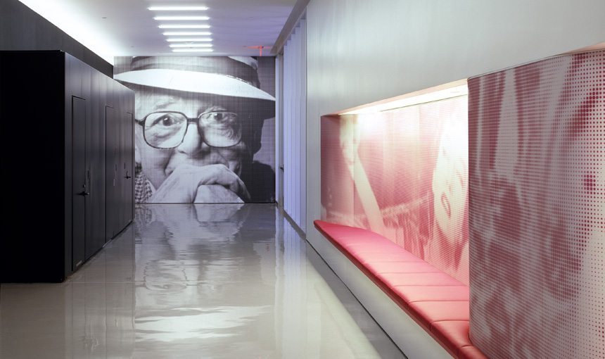 MATT construction Billy Wilder Theater Hammer Museum Interior Lobby
