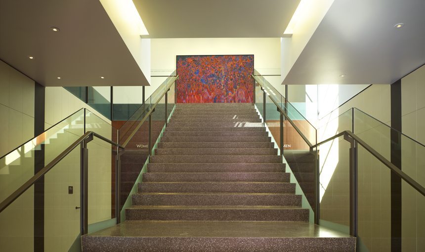 MATT construction Wallis Annenberg Center For the Performing Arts Interior stairs