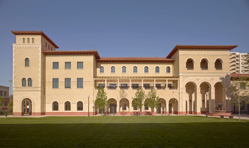 MATT construction USC School of Cinematic Arts Exterior Front Lawn