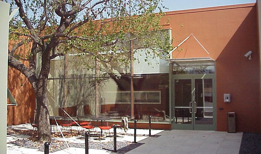 Walt Disney Animation Research Library Exterior Courtyard Front Entrance MATT Construction