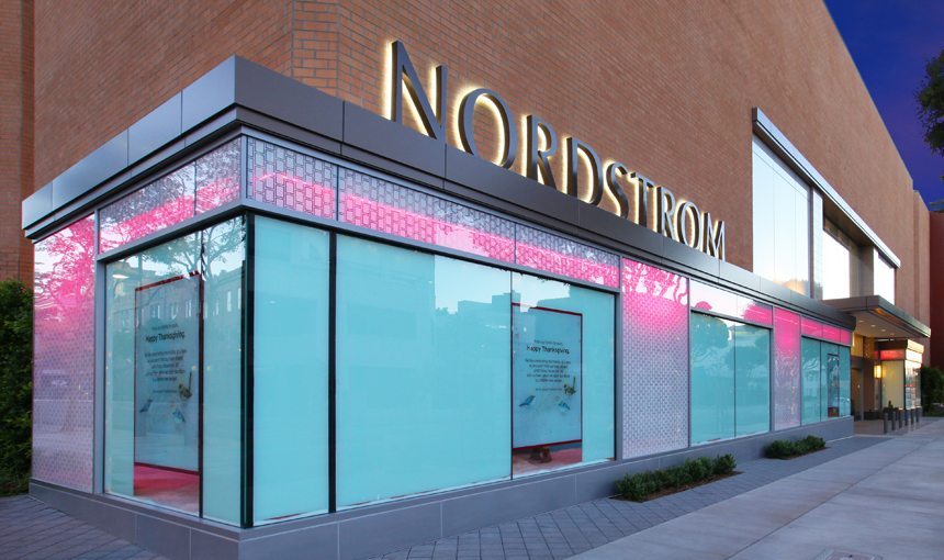 MATT construction Nordstrom Santa Monica Exterior Signage