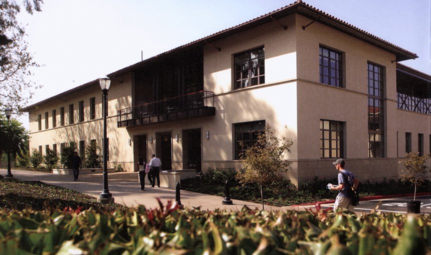 MATT construction Occidental College PEESC Building Exterior Corner