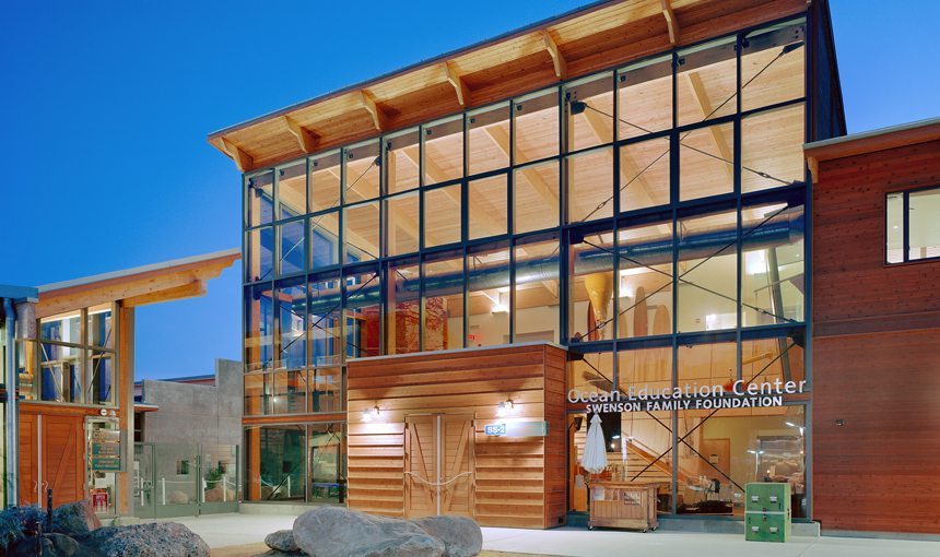 MATT construction Ocean Institute Exterior Front Entrance