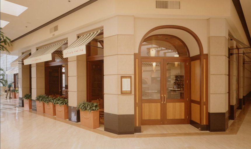 Piccolo Cucina Restaurant Barney's New York Exterior Entrance MATT Construction
