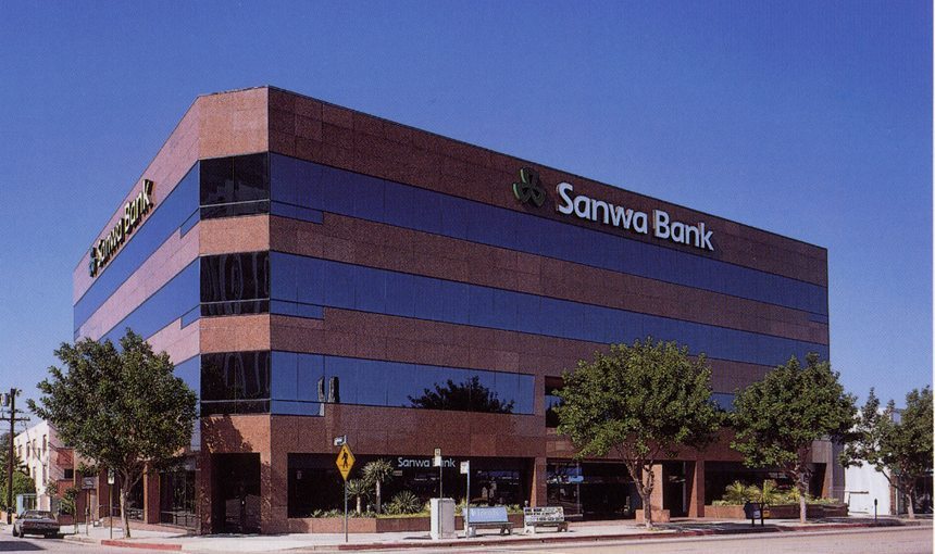 MATT construction Sanwa Bank Exterior Corner