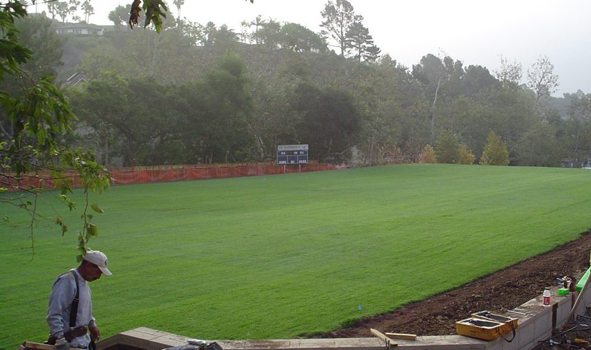 MATT construction St. Matthews Parish School Field