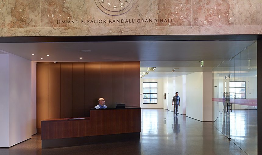 MATT construction Wallis Annenberg Center For the Performing Arts Interior Grand Hall Reception