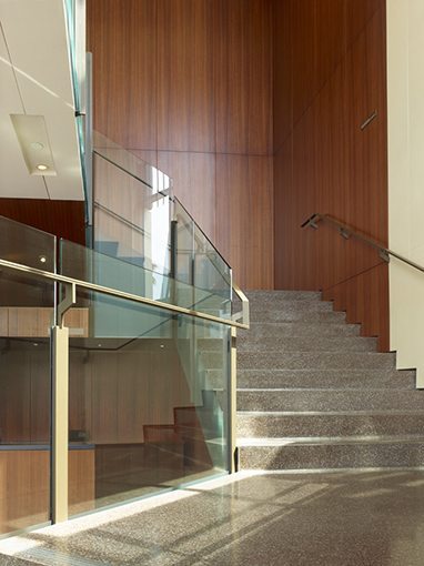 MATT construction Wallis Annenberg Center For the Performing Arts Interior stairs