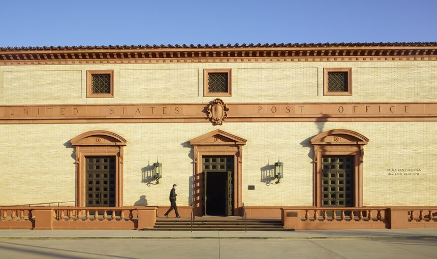 MATT construction Beverly Hills Post Office Exterior Front