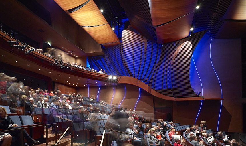 MATT construction Wallis Annenberg Center For the Performing Arts Interior Theater
