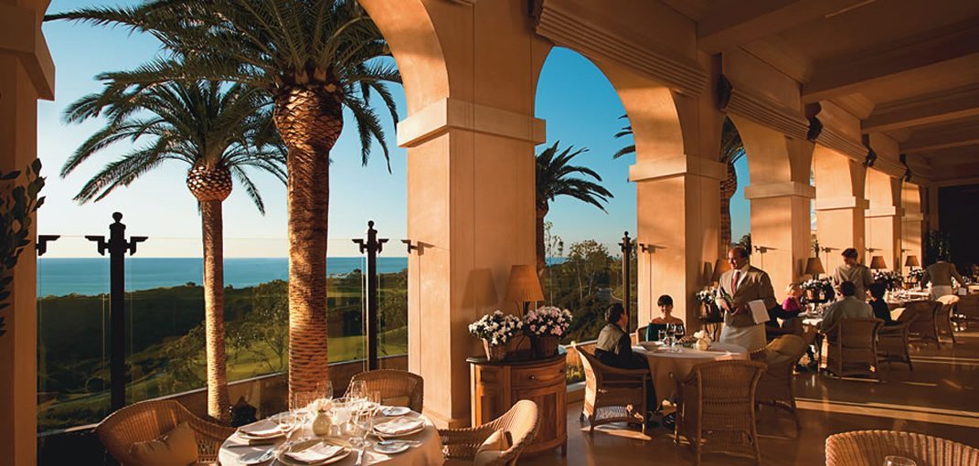 Crystal Cove Promenade Exterior Patio Archway Ocean View MATT Construction