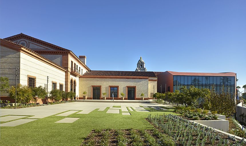 MATT construction Wallis Annenberg Center For the Performing Arts Exterior Laandscaping