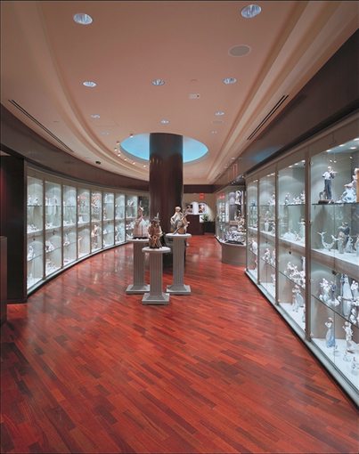 Lladro Galleries Interior Glass Display MATT Construction