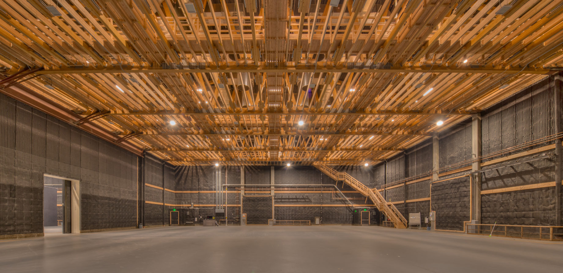MATT construction NBCU Area 51 Sound Stages and Production Support Interior Sound Stage Floor
