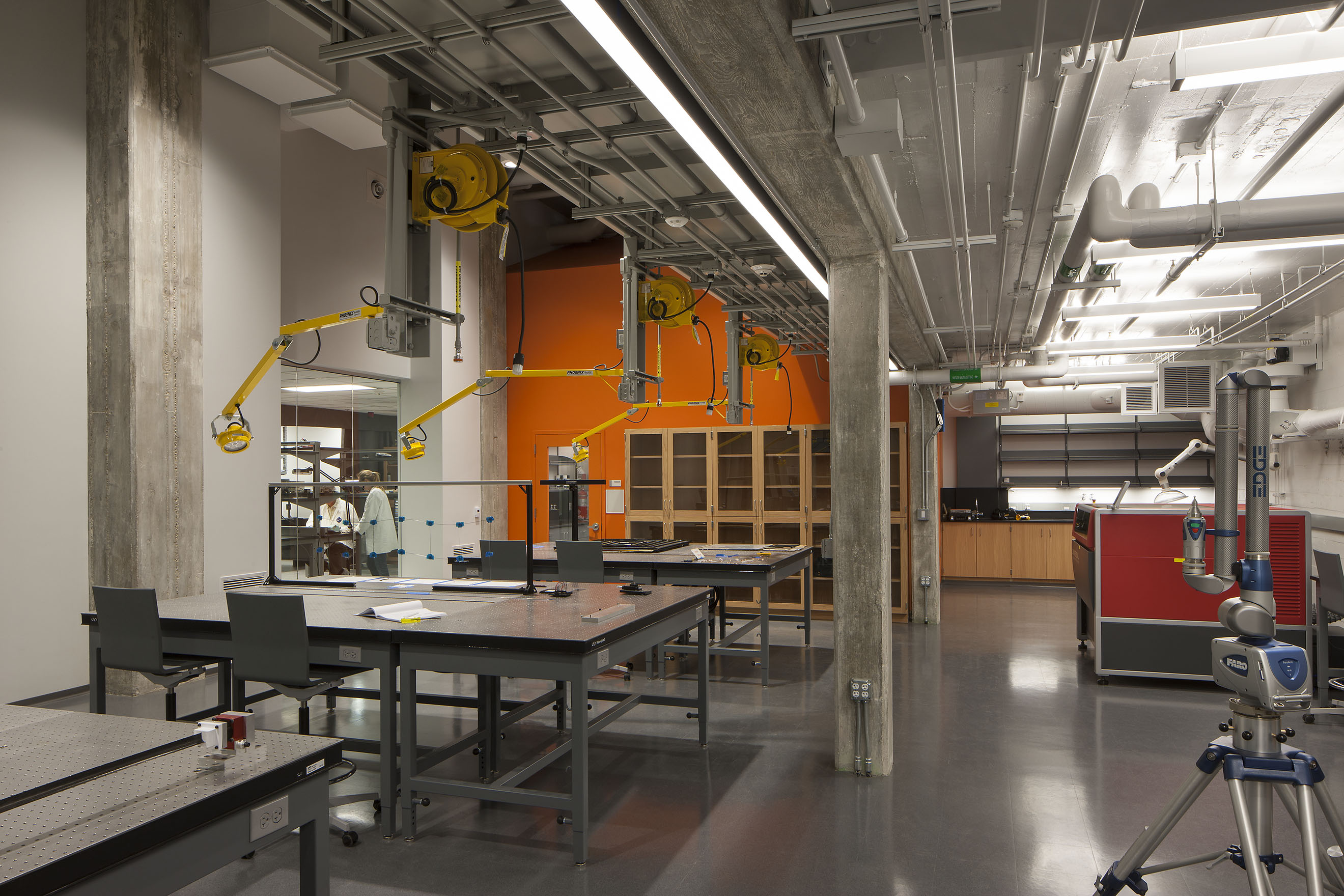 matt construction Caltech Karman Laboratory SSPI interior