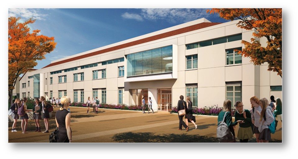 Archer School For Girls MATT Construction rendering building