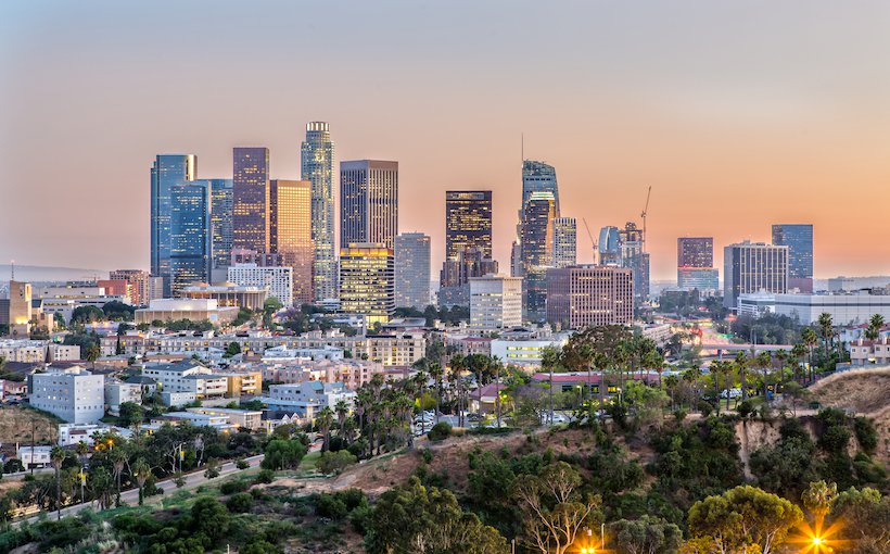 los angeles skyline downtown dtla