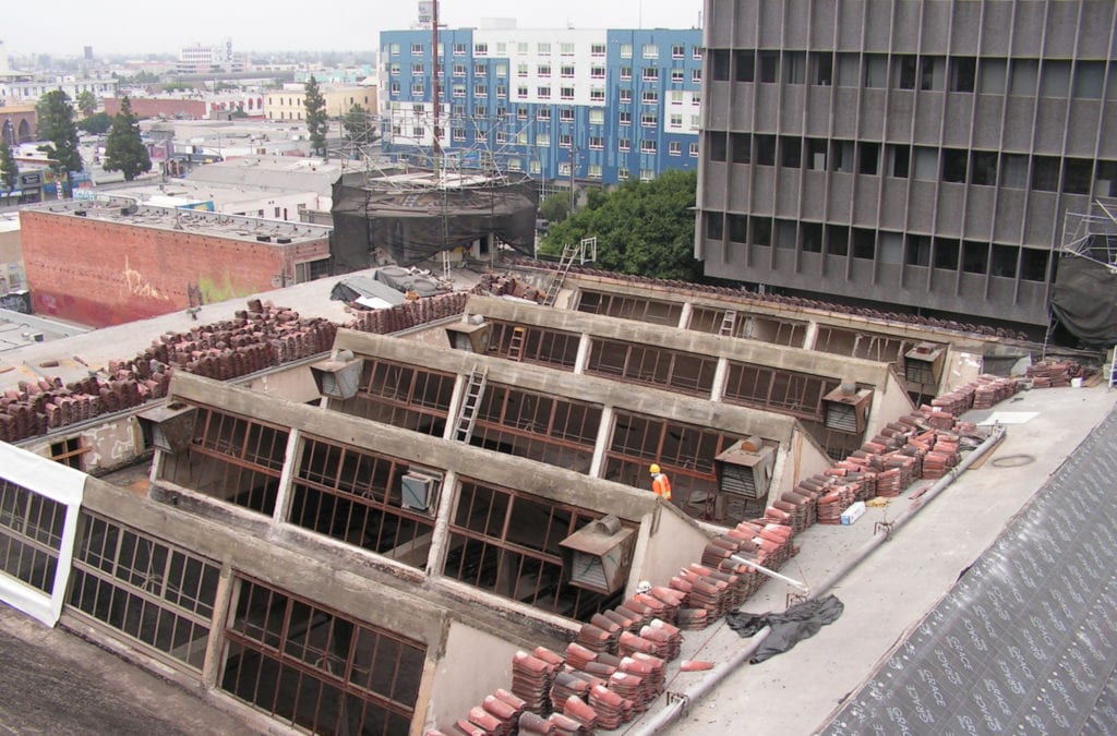 Herald Examiner Building MATT Construction Roof