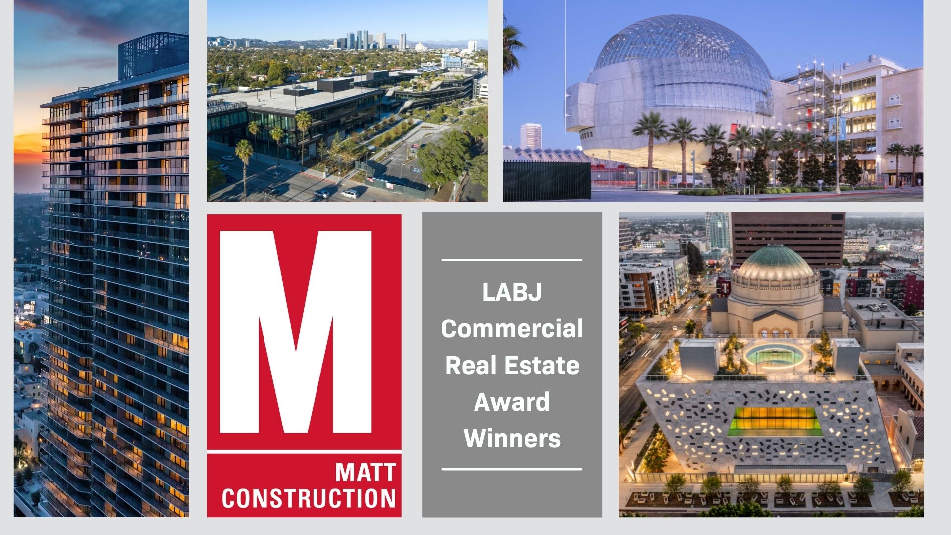 LABJ Award Winning Project Banner