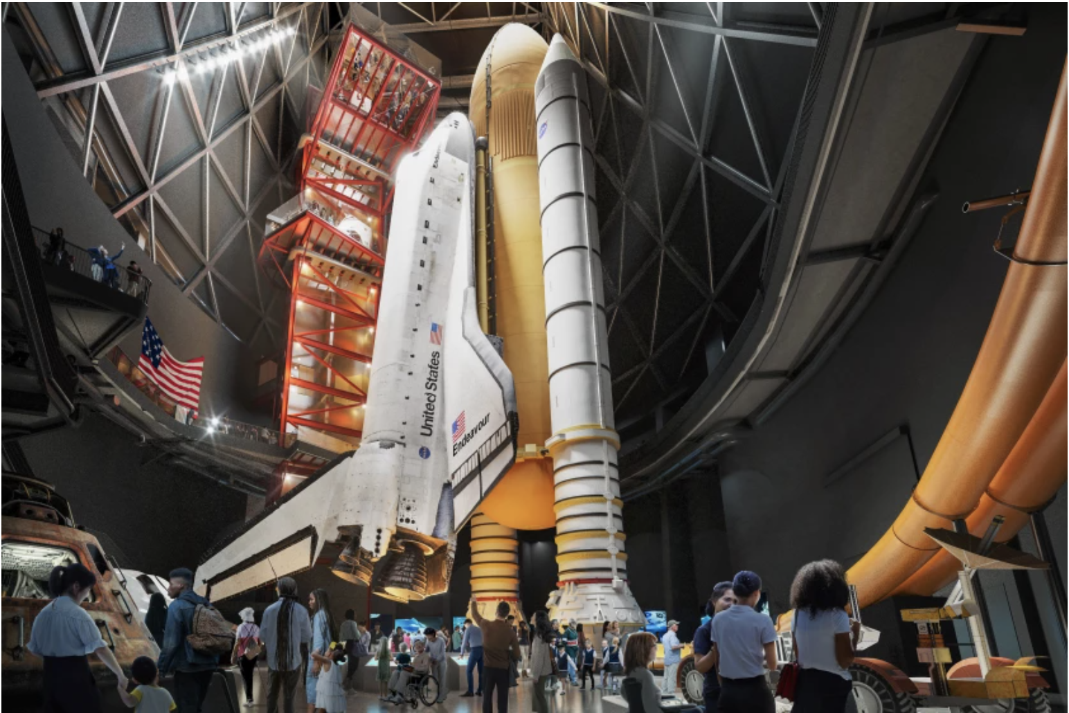 CSC Samuel Oschin Air & Space Center Rendering